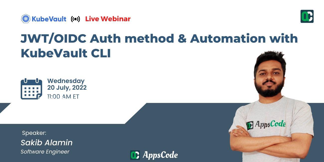 JWT/OIDC Auth method & Automation with KubeVault CLI