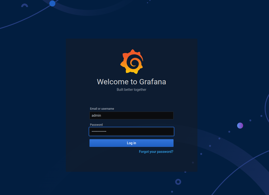 Grafana Login